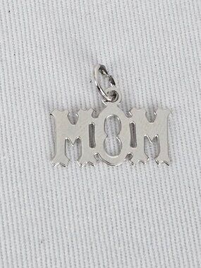 925 Sterling Silver MOM Charm Mother Pendant Bracelet Charm Gift for Mom